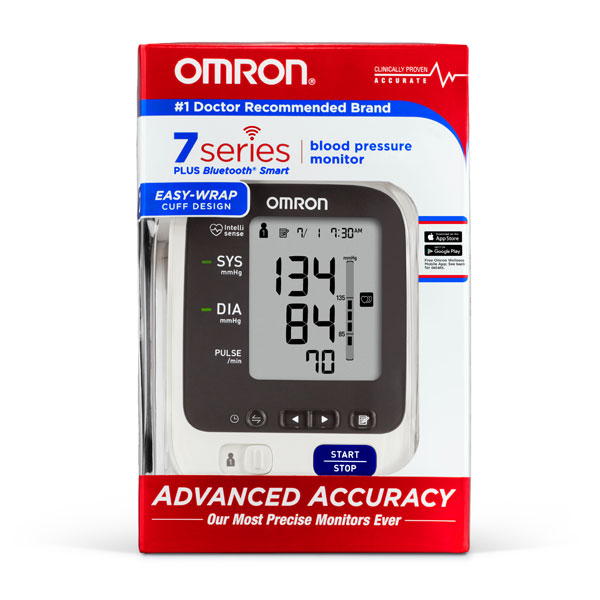 Blood Pressure & Circulation : Omron 7 Series Wireless Wrist Blood Pressure  Monitor